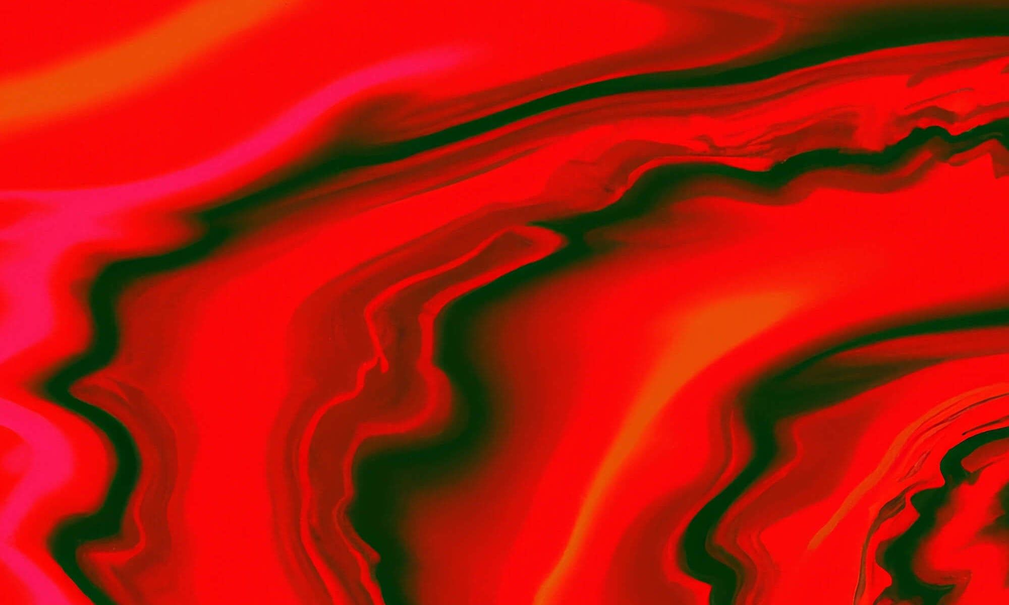 Generated by DALL-E with the prompt dynamic red eddy current